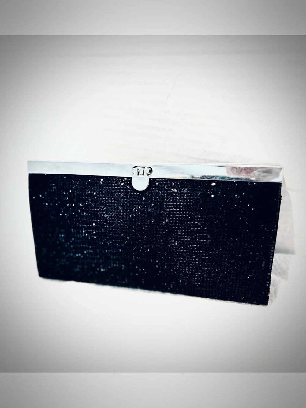 Sparkley Charlotte Russe clutch wallet evening bag prom goth wedding guest